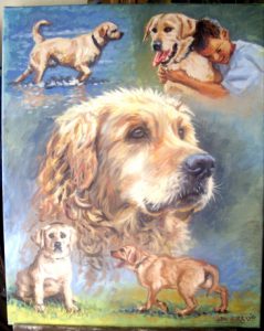 Labrador Oil Painting by Stan Hurr