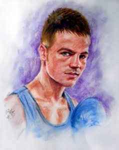 Man Colour Pastel Portrait by Stan Hurr