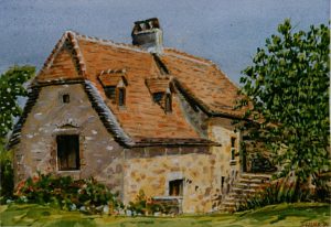 Watercolour House by Stan Hurr