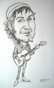 Black and White Caricature by Stan Hurr