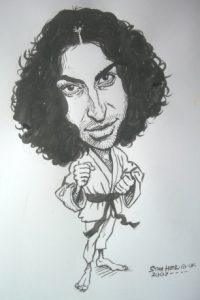 Black and White Caricature by Stan Hurr