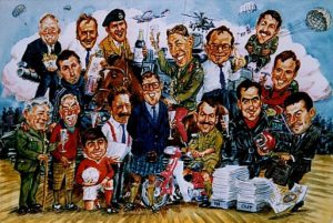 Group Caricature by Stan Hurr