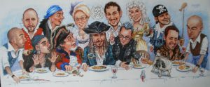 Group Caricature by Stan Hurr