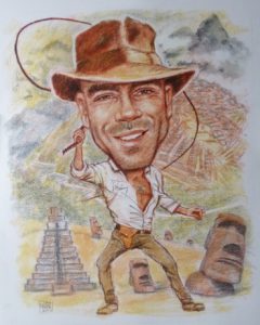 Adventurer Colour Caricature by Stan Hurr