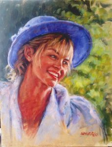 Oil Portrait Painting by Stan Hurr